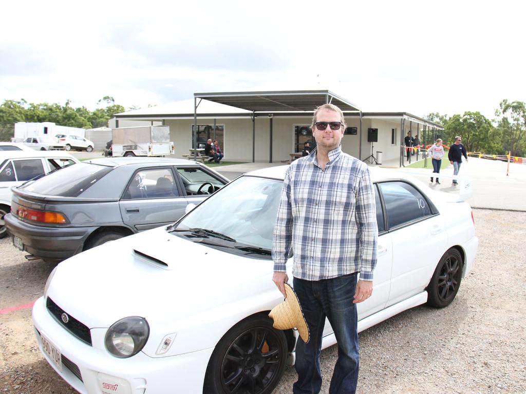 Ryan Woods had fun competing in his Subaru WRX at the Central Coast Car Club Khanacross at the Benaraby Motorsports Complex on Saturday.