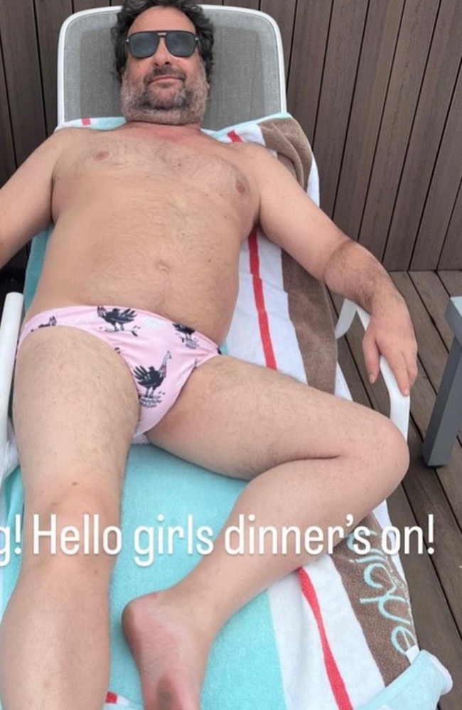 Can't a man enjoy the sun in his budgy smugglers without causing a social media backlash?