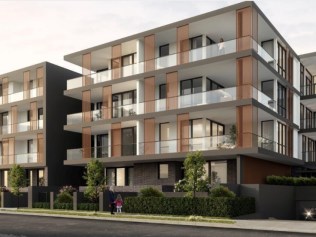 The newest apartment block to be constructed at  Junia Ave.