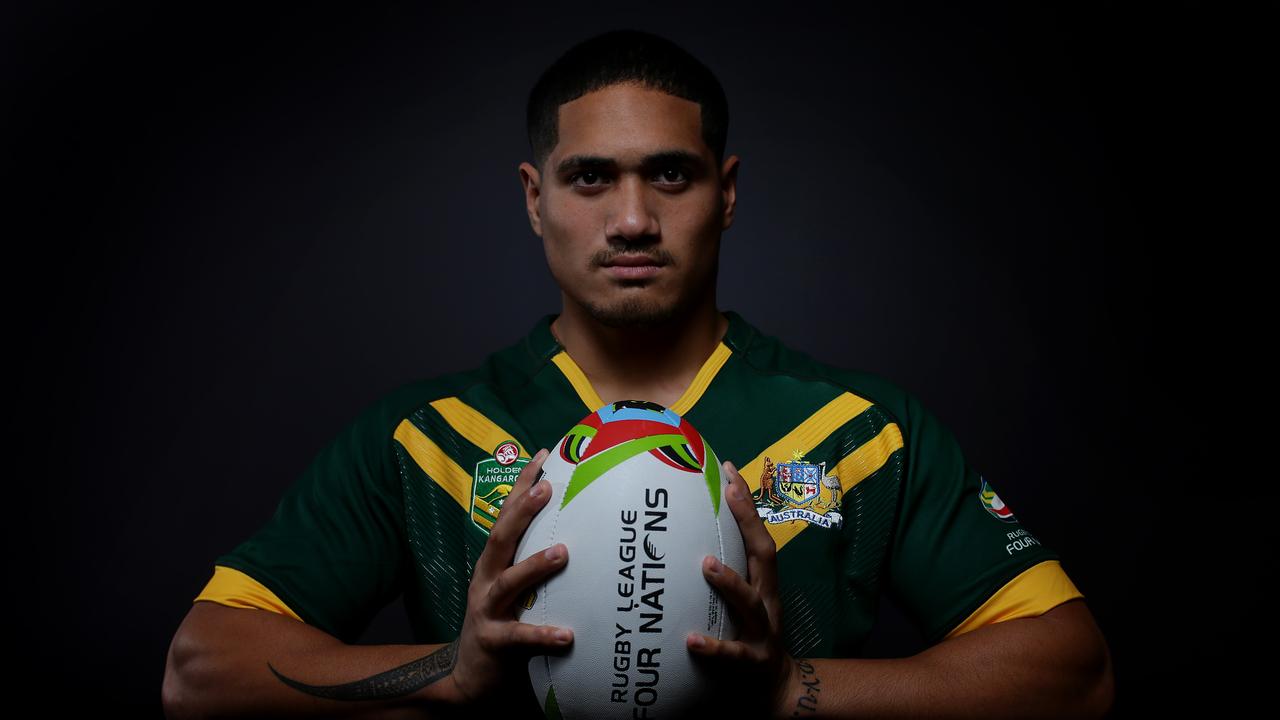 Sione Mata'utia went from Harry Matts to the Kangaroos in little over two years. Picture: Peter Wallis