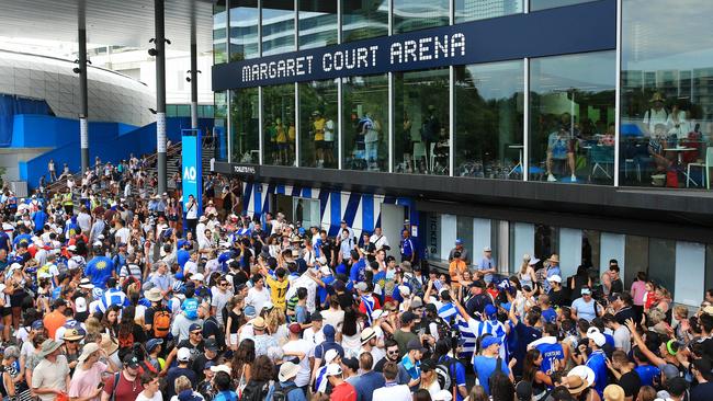 More than 800,000 fans attend the Australian Open each year. Picture: Mark Stewart