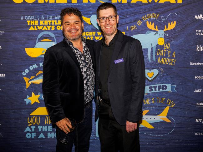 Kris Stewart and Kris Stewart at the opening night function for The Empire's Come From Away at The Rock, Friday, March 14, 2025. Picture: Hey Media