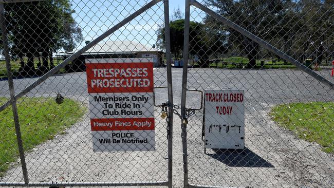 Frankston City Motorcycle Park closed after Sebastian D'Imperio, 16, died following motocross accident on track. Picture: Mal Fairclough