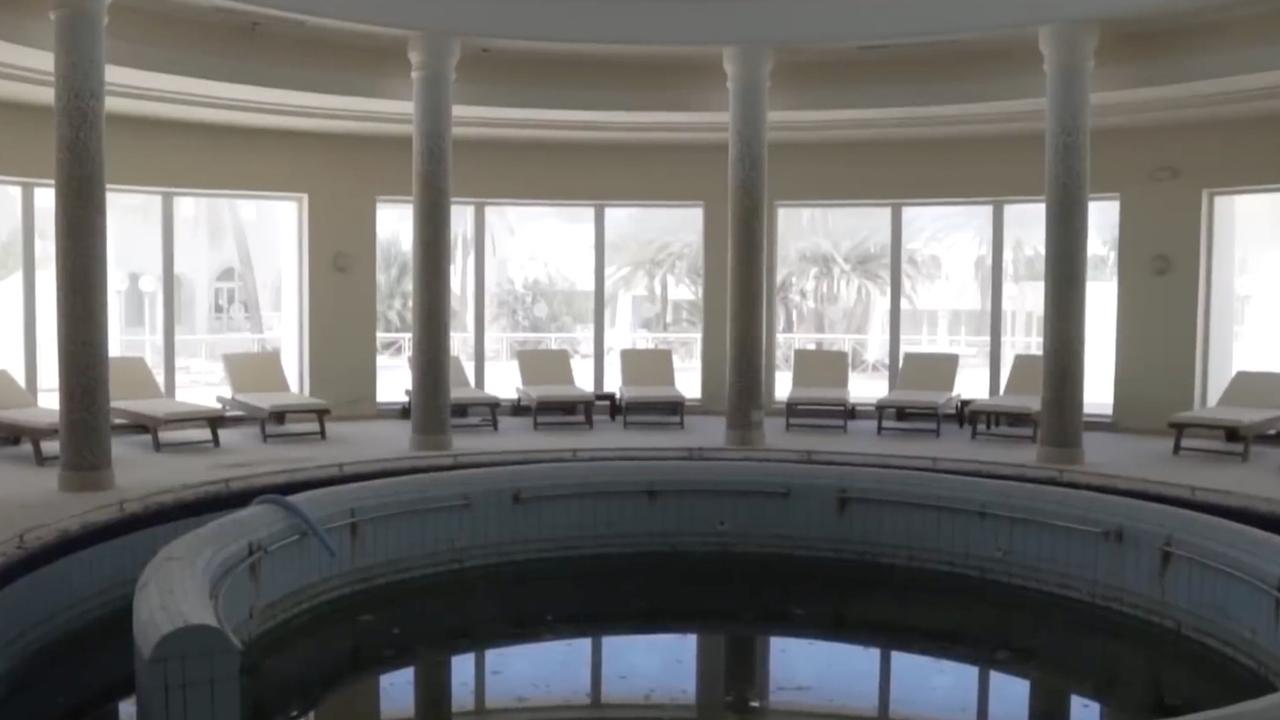 An empty indoor pool. Picture: Bob Thissen/Caters News Agency