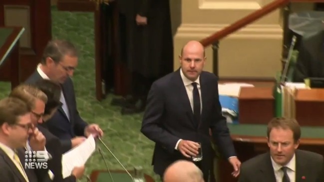 Embattled MP Sam Duluk faces first Question Time following scandal (9 News)