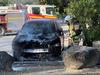 Car bursts into flames next to Gold Coast school