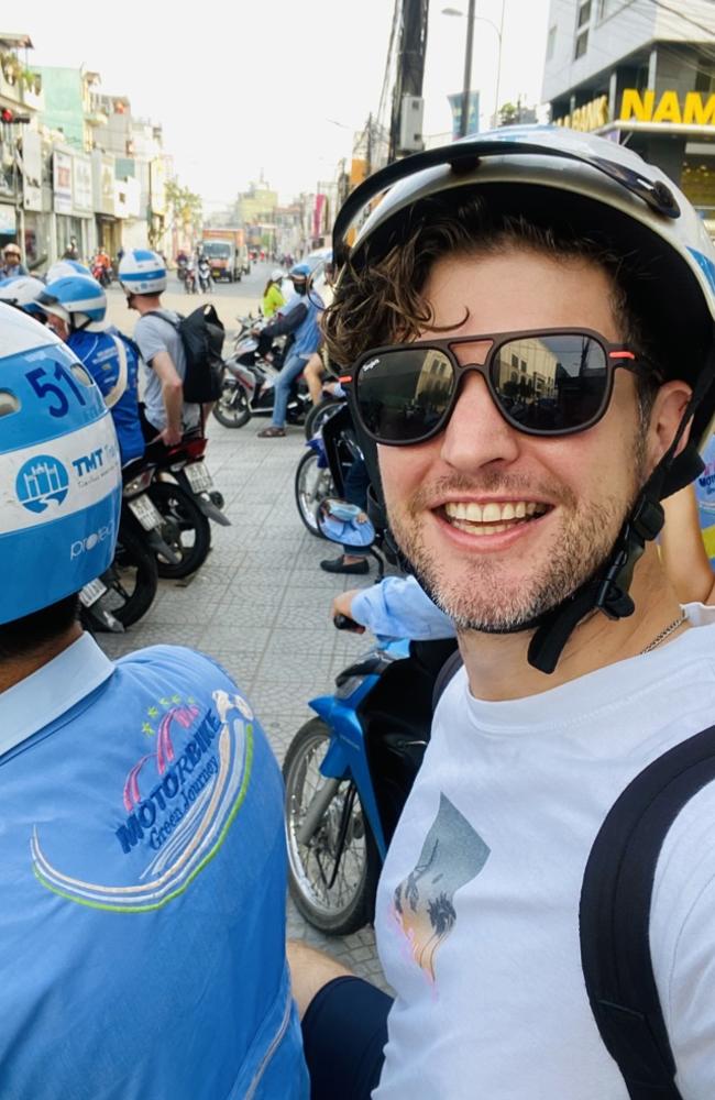 Scooters are the best way to get around Hue but remember to get travel insurance