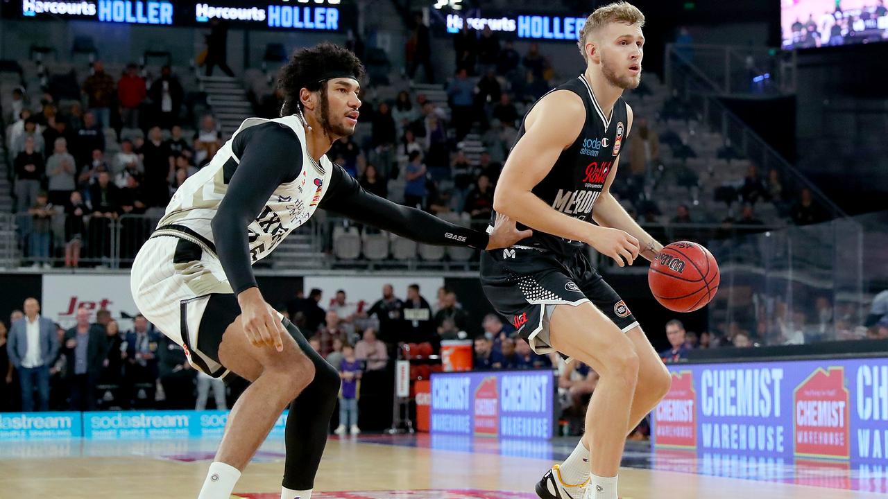 Melbourne United guard Mitch McCarron has lifted the lid on the team’s selfless culture that has the NBL ladder leaders on the cusp of history, chasing a club record 12 straight wins if they beat Perth on Wednesday night. Photo: Kelly Defina/Getty Images.