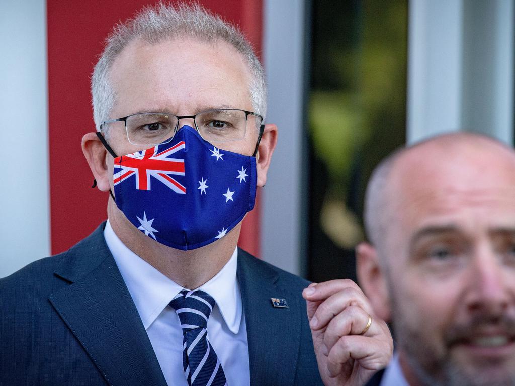 Scott Morrison has backed South Australia’s lockdown. Picture: Getty Images