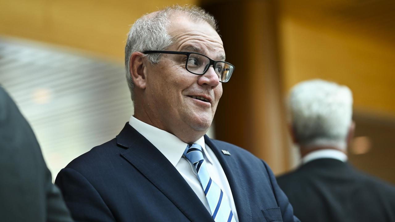 Scott Morrison has confirmed he is resigning from parliament. Picture: NCA NewsWire / Martin Ollman