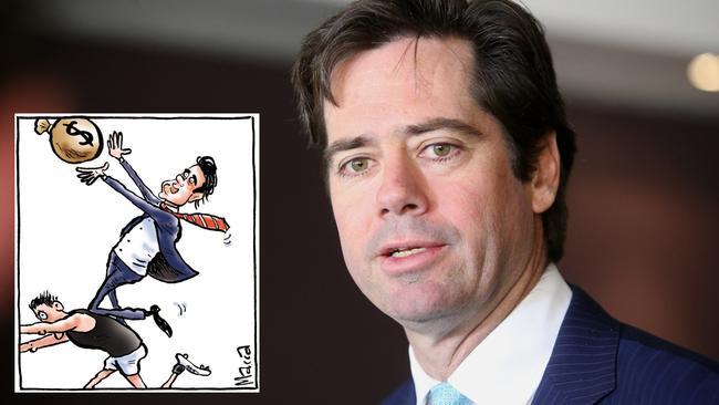 AFL chief executive Gillon McLachlan took home $1.7 million in 2015. Picture: Getty Images