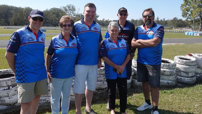 Coffs club members Mick Booth, Robyn Brown, Peter Hodges, Janice Hargans, Winston Heywood and Eddie Ruiz. Picture: Chris Knight