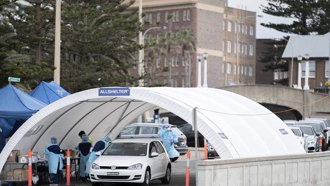 The Shire now has a coronavirus drive-through testing facility – like this one – as the local health district continues to fight back against COVID-19. (Ryan Pierse/Getty)