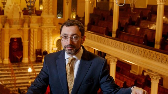 Rabbi Benjamin Elton pictured at the Great Synagogue in Sydney.