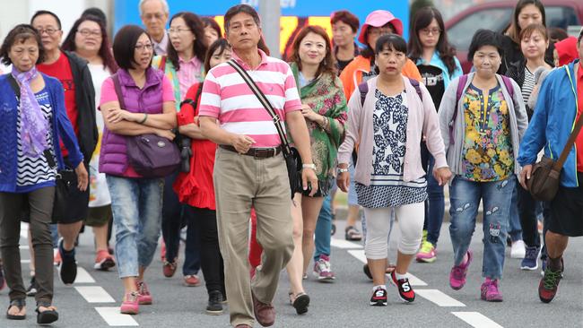 An extra 100,000 Chinese tourists visited the Gold Coast this year. Picture Glenn Hampson