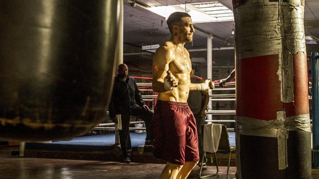 Game on ... Jake Gyllenhaal in a scene from Southpaw.