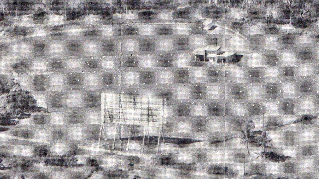 The original Grove Drive In Theatre at Andergrove. The picture is from 1962.