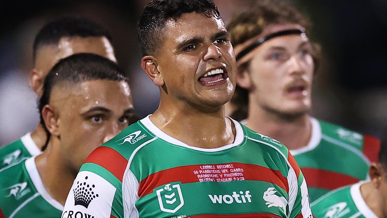 atrell Mitchell of the Rabbitohs. (Photo by Cameron Spencer/Getty Images)