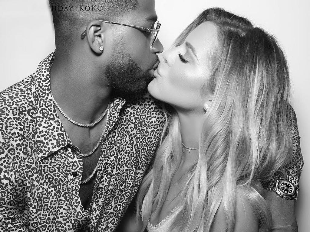 Khloe Kardashian and her ex, Tristan Thompson. Picture: Khloe Kardashian/Instagram