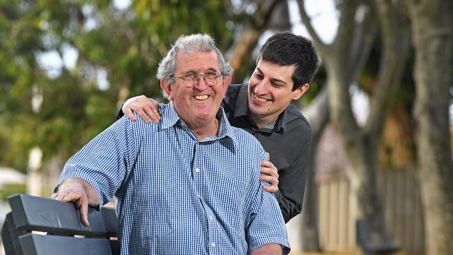 Paul Cronin, with Son Daniel, who says: “We didn’t think we’d be having him with us this Father’s Day.” Picture: Tom Huntley