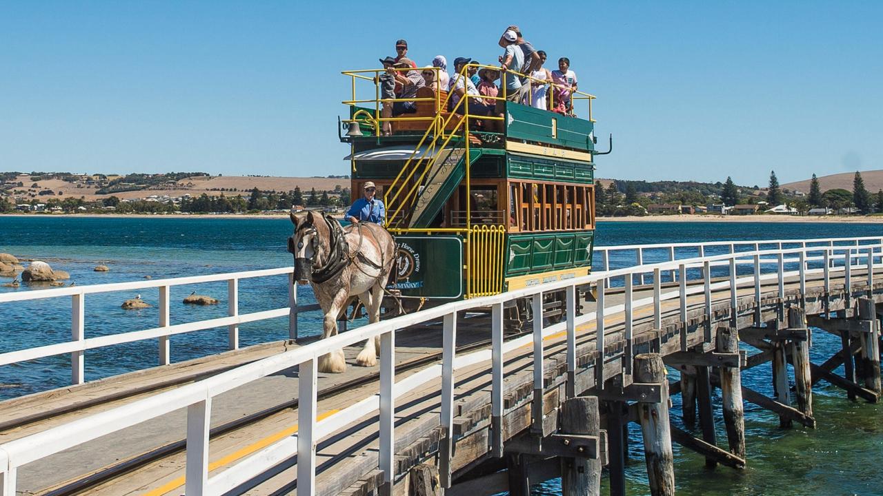 Victor Harbor Granite Island Causeway reopens, with horse-drawn tram to  return on Boxing Day | The Advertiser