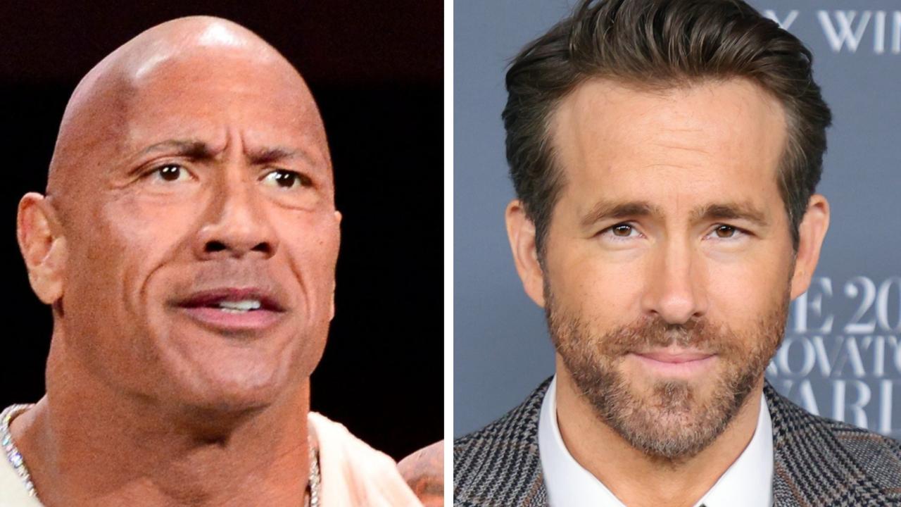 Ryan Reynolds and The Rock.