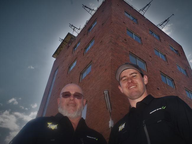 Grafton Brewery owner Rick Firth and son Jamie Firth when they announced the masterplan for the Brewhouse Village.