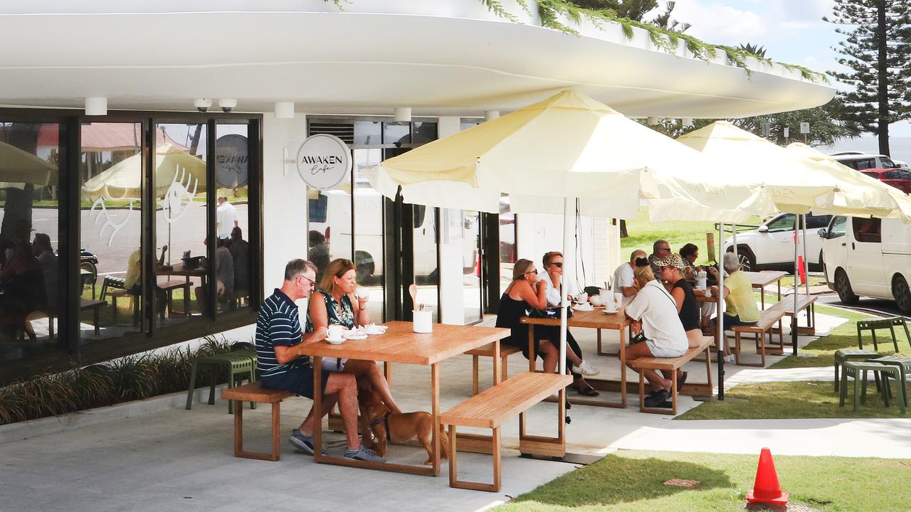 The new Awaken Cafe at Duranbah. Picture Glenn Hampson