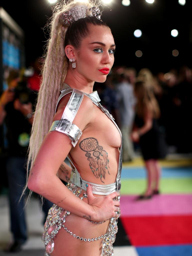 A Disney princess no more. Cyrus at the 2015 MTV Video Music Awards. Picture: Christopher Polk/Getty Images