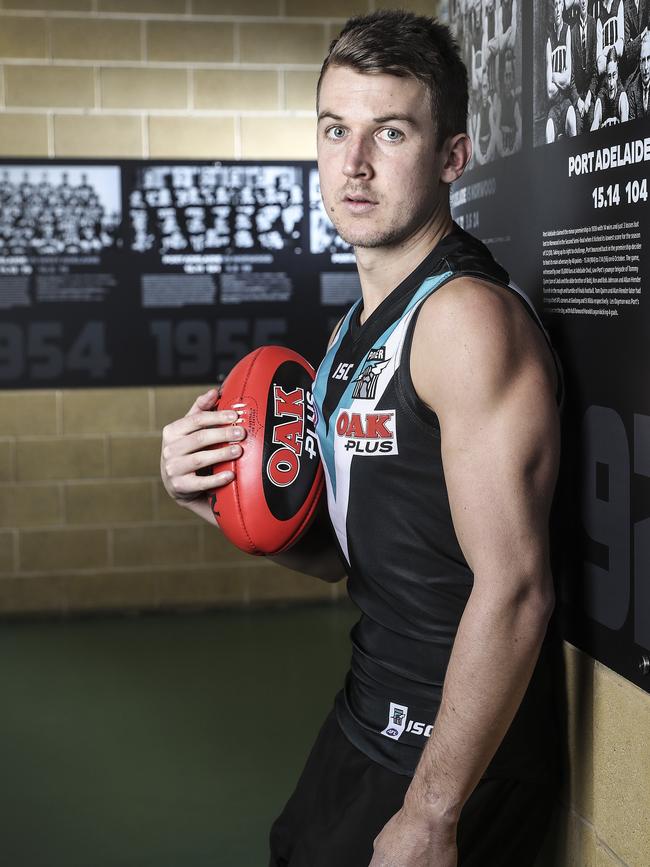 Jack Trengove at Port Adelaide. Picture Sarah Reed