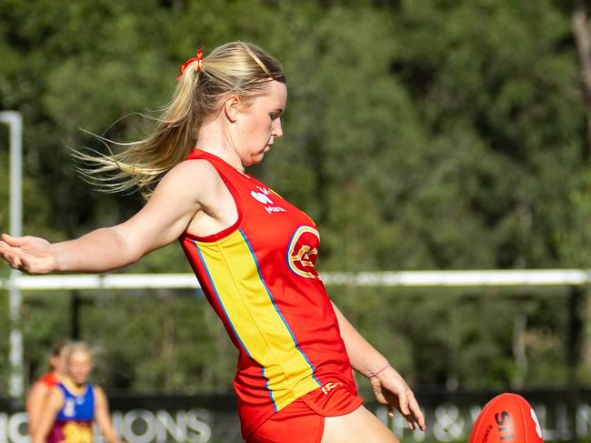 Gold Coast Suns under-16 women's development player Maddie Campbell. Picture: Ben Grimes.