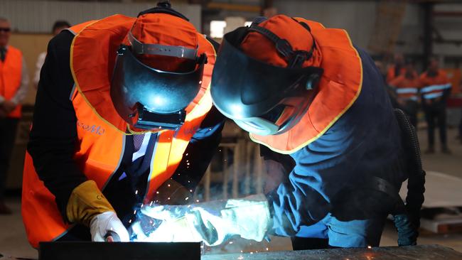 About 40 workers from Tomago Aluminium smelter have gone into isolation. Picture: Adam Taylor.