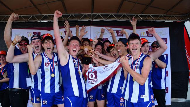 Grand Final U16 Central Maroon – Mt Gravatt winners: Image AFLQ