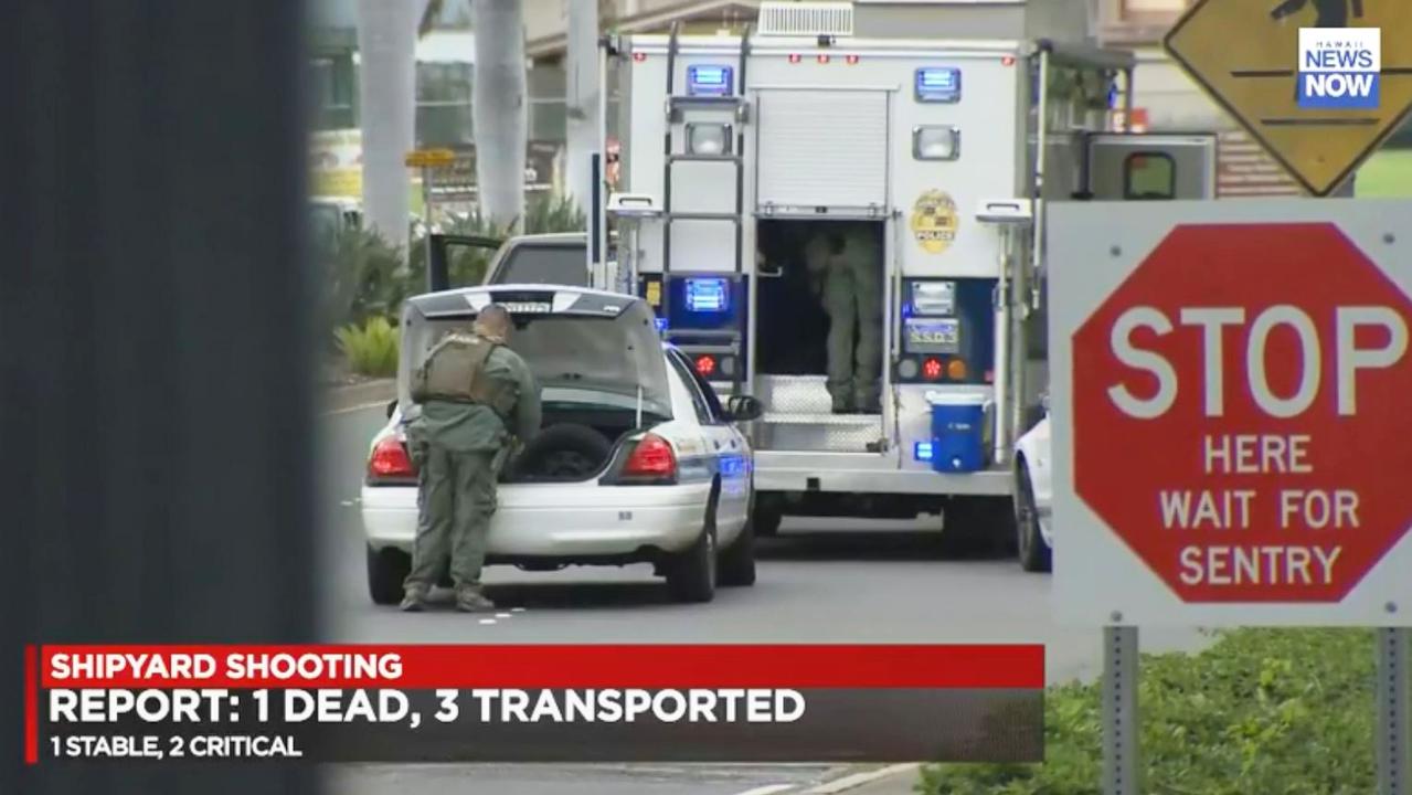 Authorities on the scene. Picture: Hawaii News Now