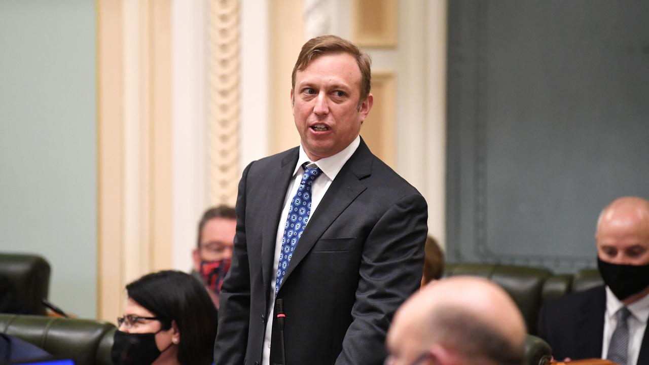 Steven Miles came out swinging against the Morrison government. Picture: NCA NewsWire / Dan Peled