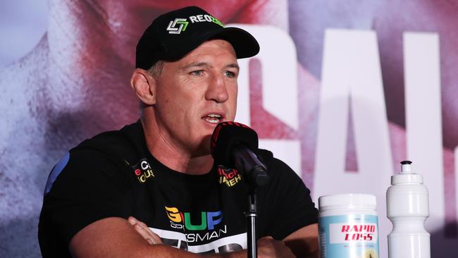 Paul Gallen knows he needs to bounce back after a crushing defeat to Justis Huni. Picture: Matt King/Getty Images