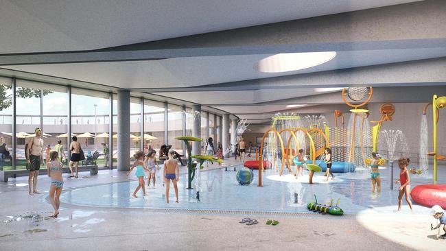 An indoor children’s play area is part of the complex to open in 2023.