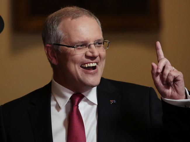 Morrison has sent a clear message that the tough times are over. PIcture: Stefan Postles