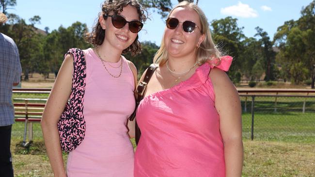 ALEXANDRA, AUSTRALIA - MARCH 16 2024 Ella Brinksma and Ella Haywood attend the 2024 Alexandra Picnic Cup Picture: Brendan Beckett