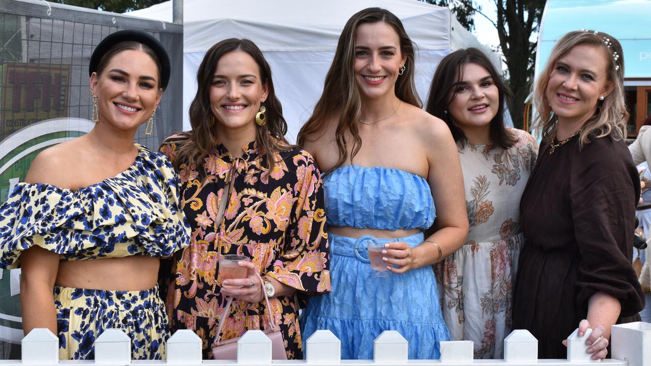 2022: Felicia Wells, Sarah Wells, Patria Lynch, Grace Egan and Bec Rundle.