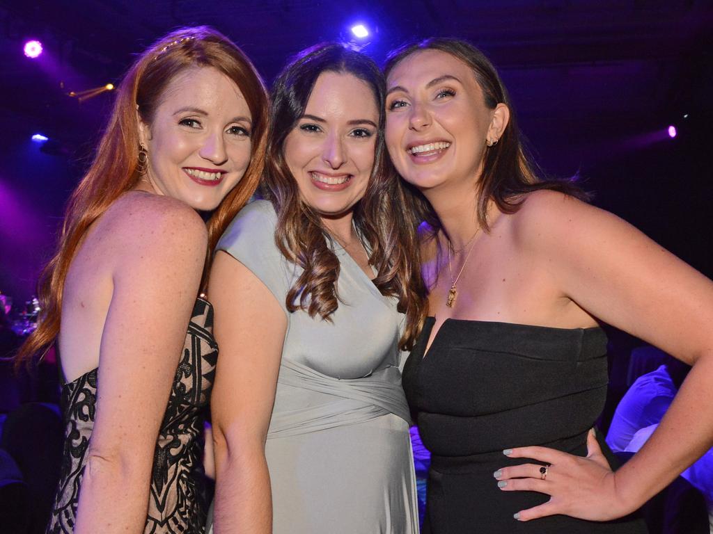 Tani Lapthorne, Leisa Armstrong and Tameka Anderson at Gold Coast Business Excellence Awards Hall of Fame induction at The Star Gold Coast. Picture: Regina King.