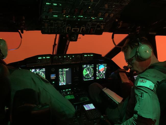 Royal Australian Air Force C-27J Spartan pilots work in arduous conditions.