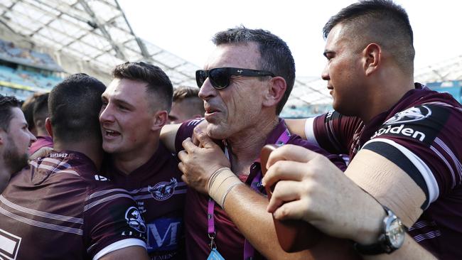 Wayne Lambkin coached Manly to the 2017 Holden Cup Grand Final win. Picture: Brett Costello