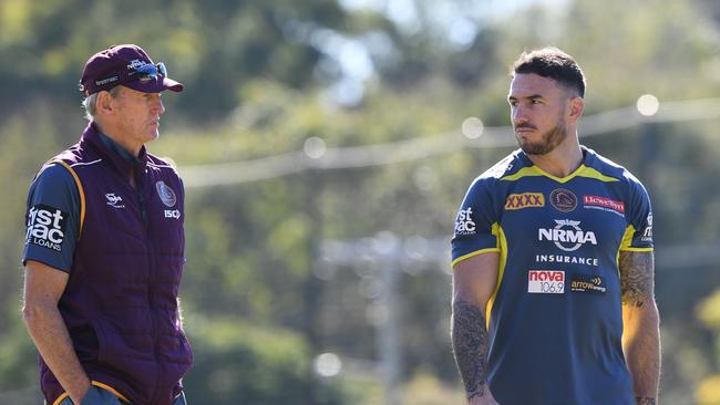 Darius Boyd seems resigned to the fact his mentor’s time at the club is running out. Picture: AAP