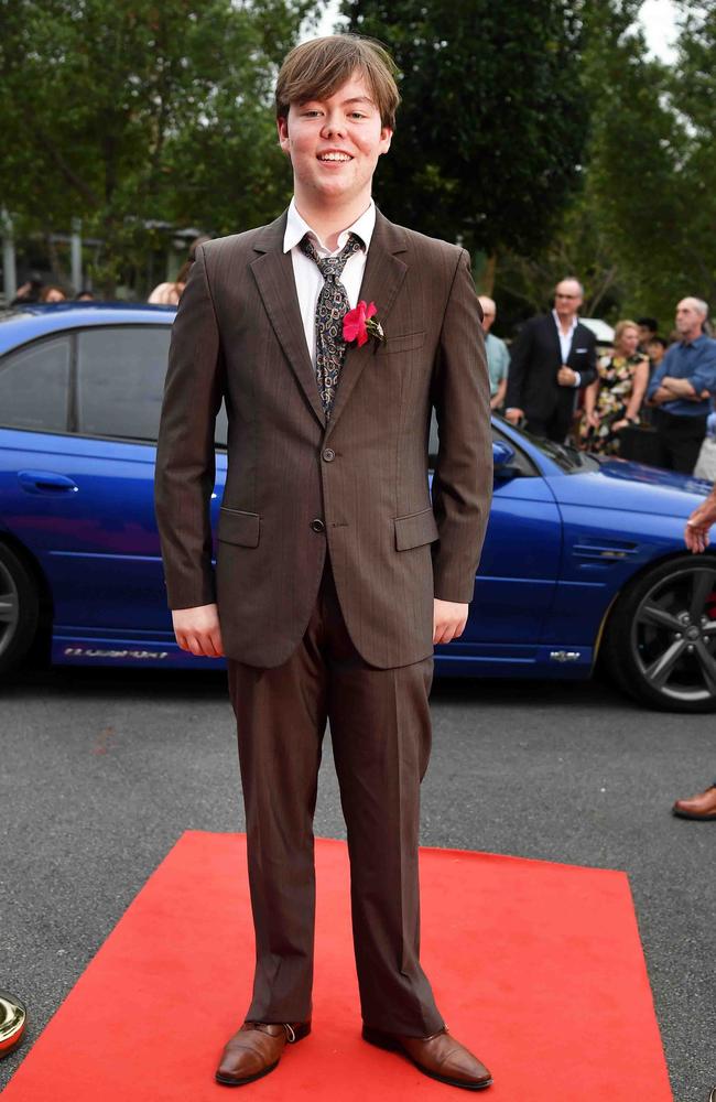 Tom Grey at Nambour State College School Formal. Picture: Patrick Woods.