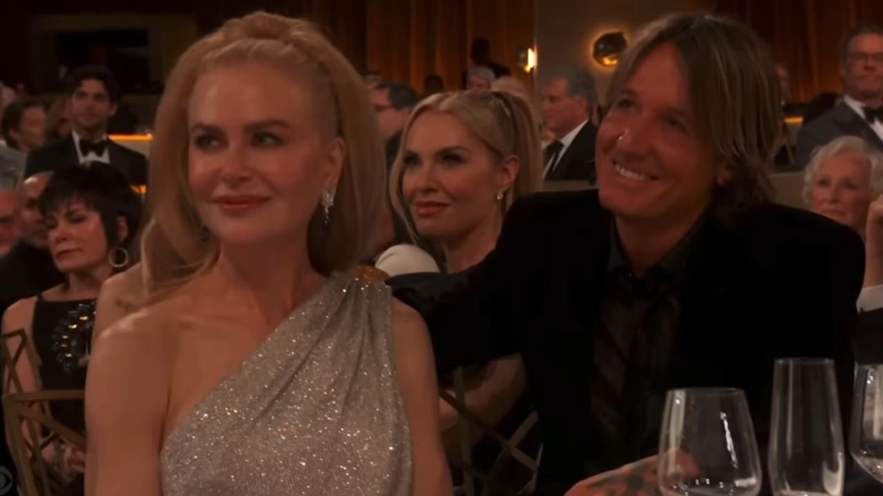 Nicole Kidman and Keith Urban at the Globes.