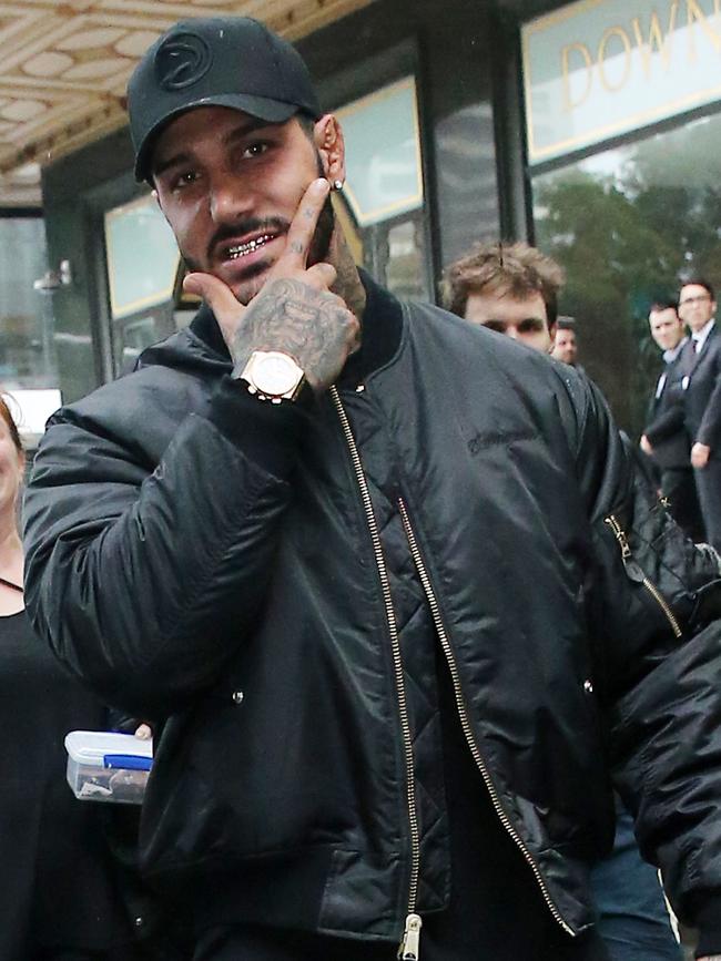 Balapour smiled as he walked free from court. Picture: Richard Dobson