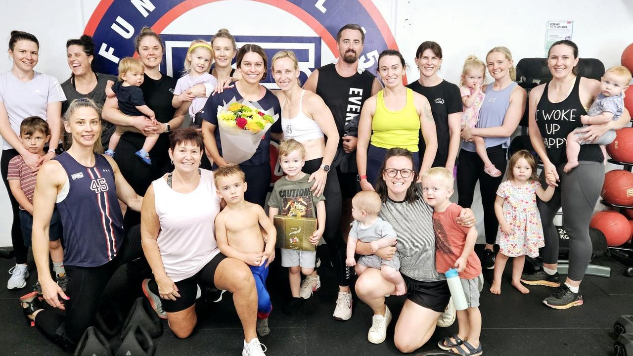 Some members of the F45 Toowoomba West gym community.