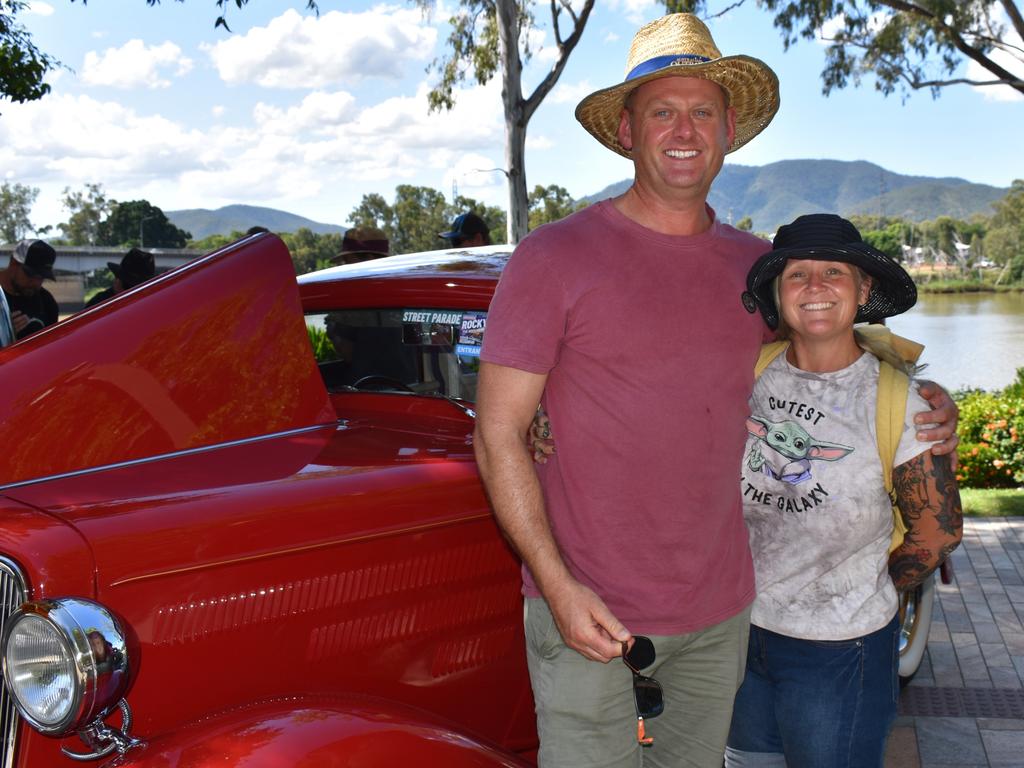 Stewart Anton and Wanda Harrington at the Quay Street Show ‘n’ Shine at Rockynats 2022.