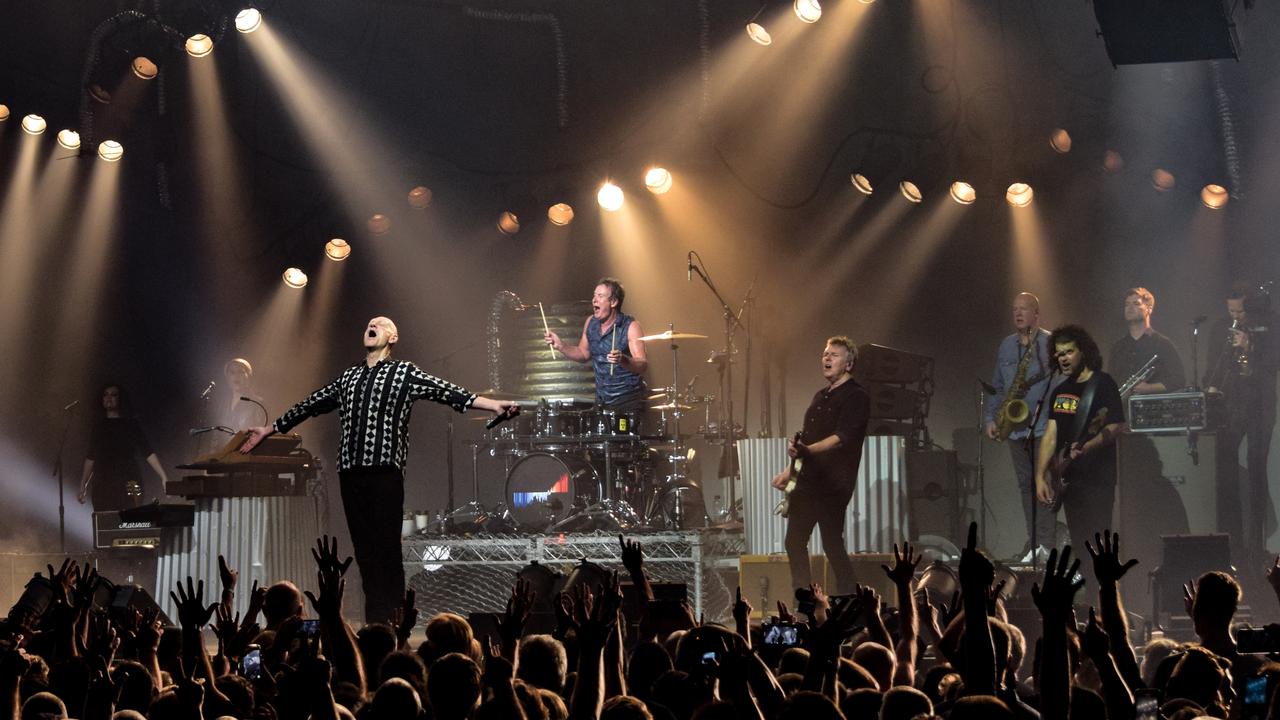 Midnight Oil perform One For The Planet concert at Luna Park, Sydney on September 29, 2022. Picture: Joel Cangy / Supplied